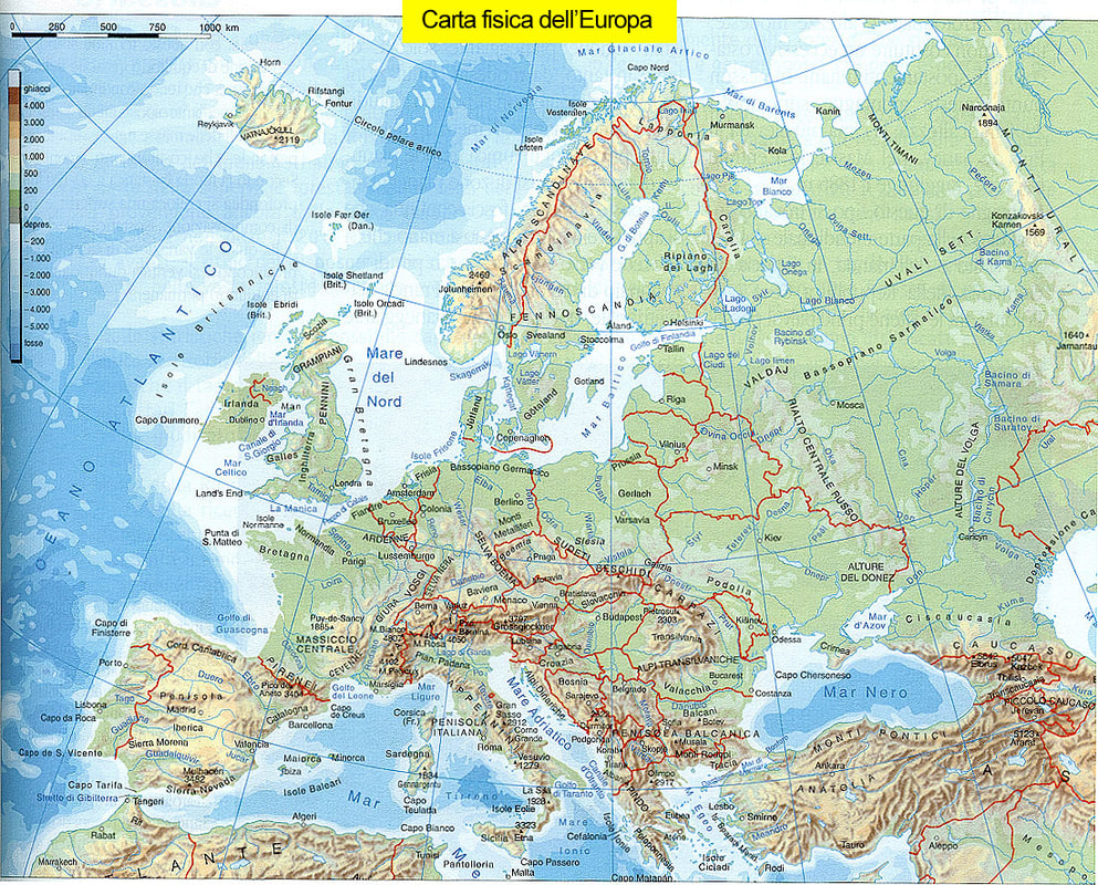 Carta Geografica Europa Occidentale Cartina Geografica Mondo